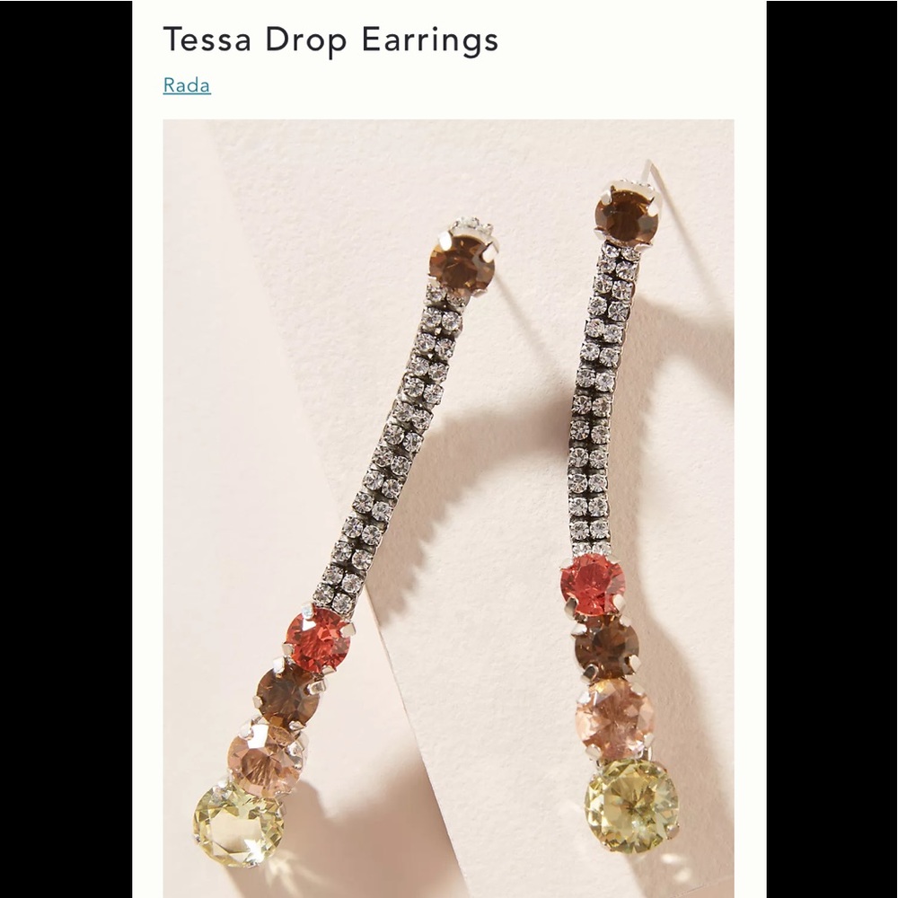 Anthropologie Tessa Drop Earrings